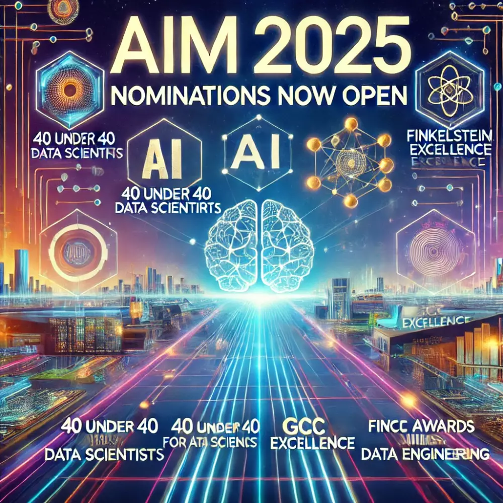 AIM’s Top Awards 2025: Celebrating Excellence in AI and Technology